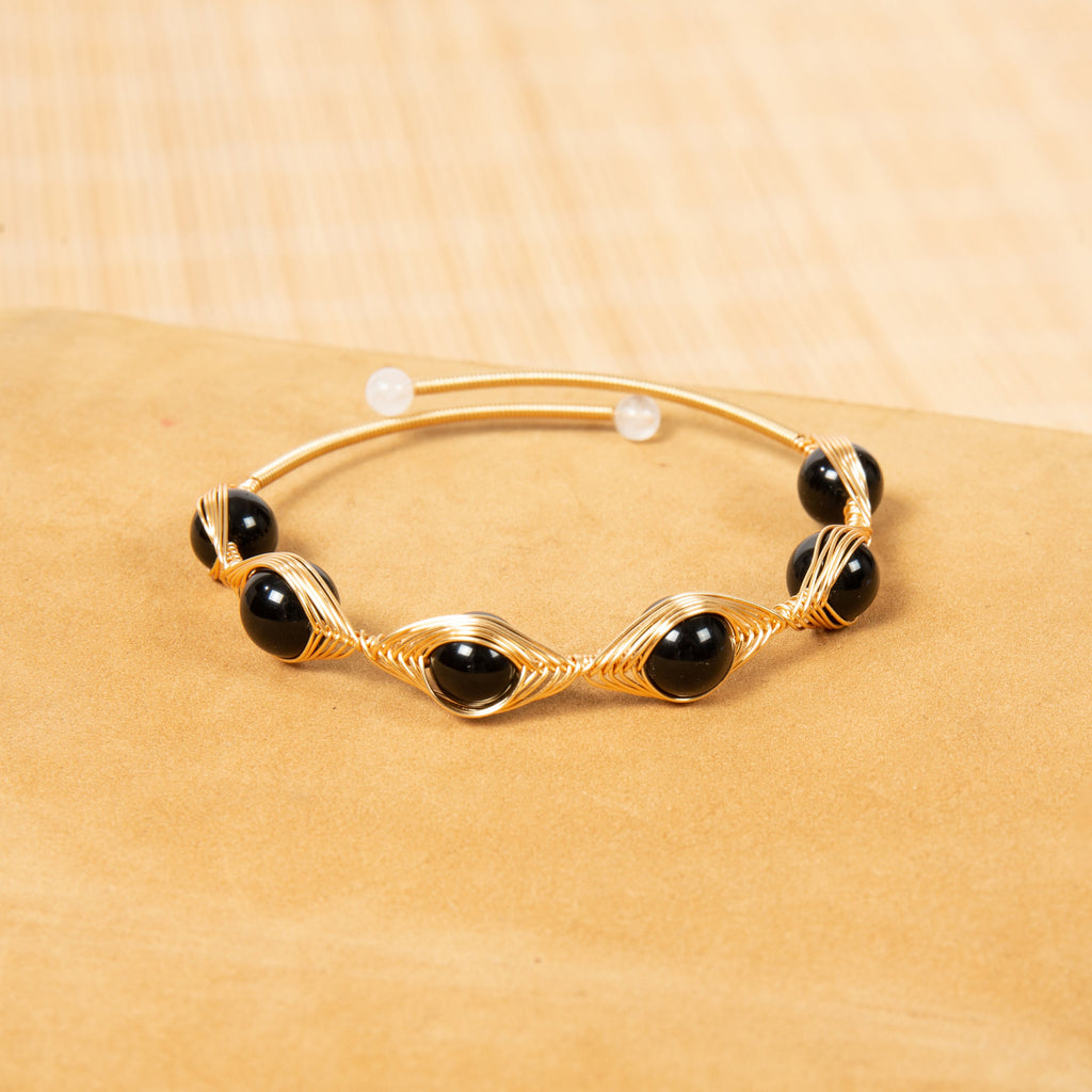 Mixed-Stone Copper Handmade Bracelet B4333 - view 8