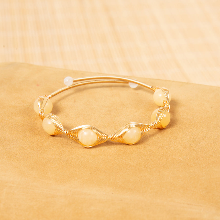 Mixed-Stone Copper Handmade Bracelet B4333