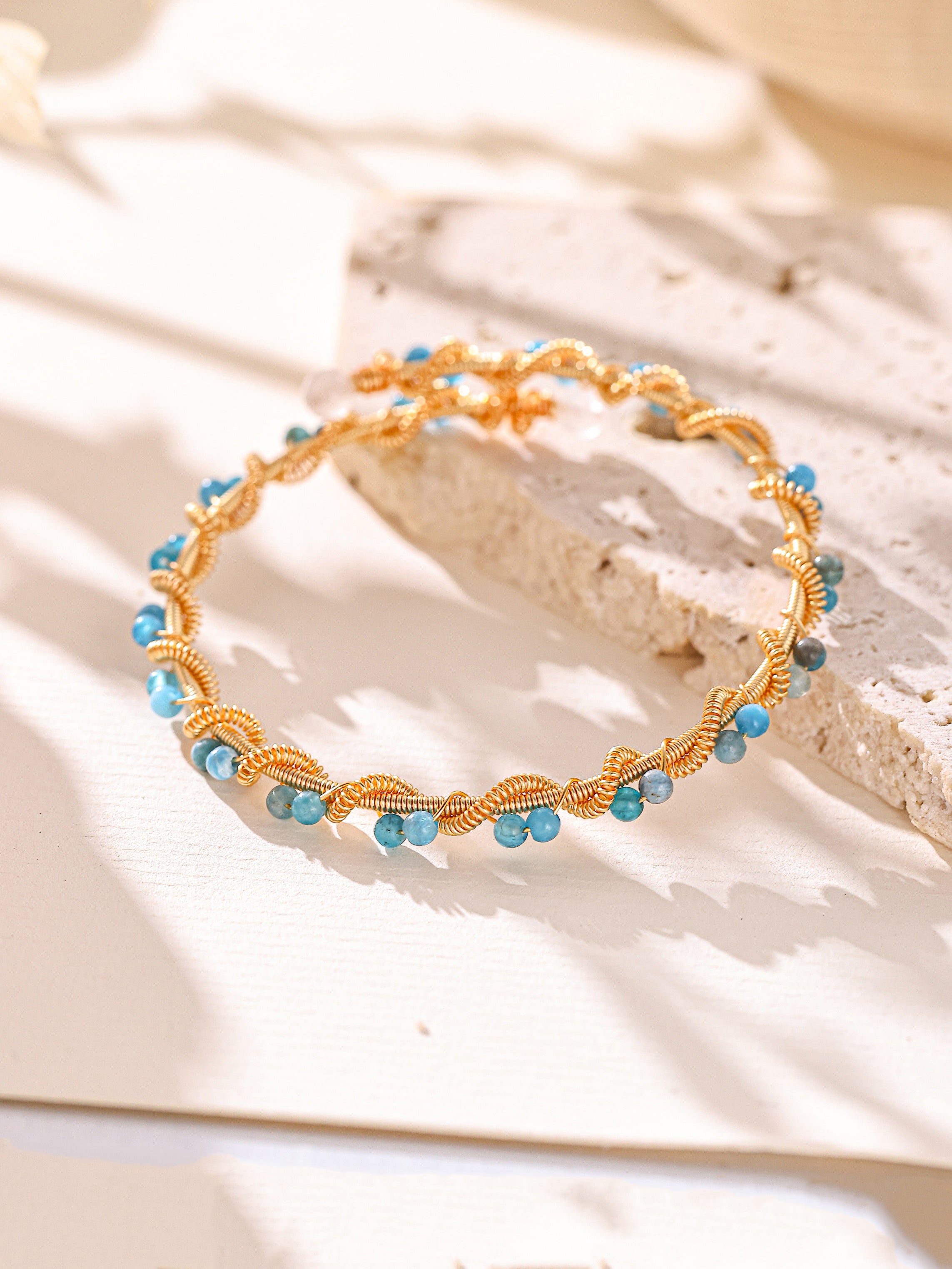 Various Stones Handmade Bracelet B4336