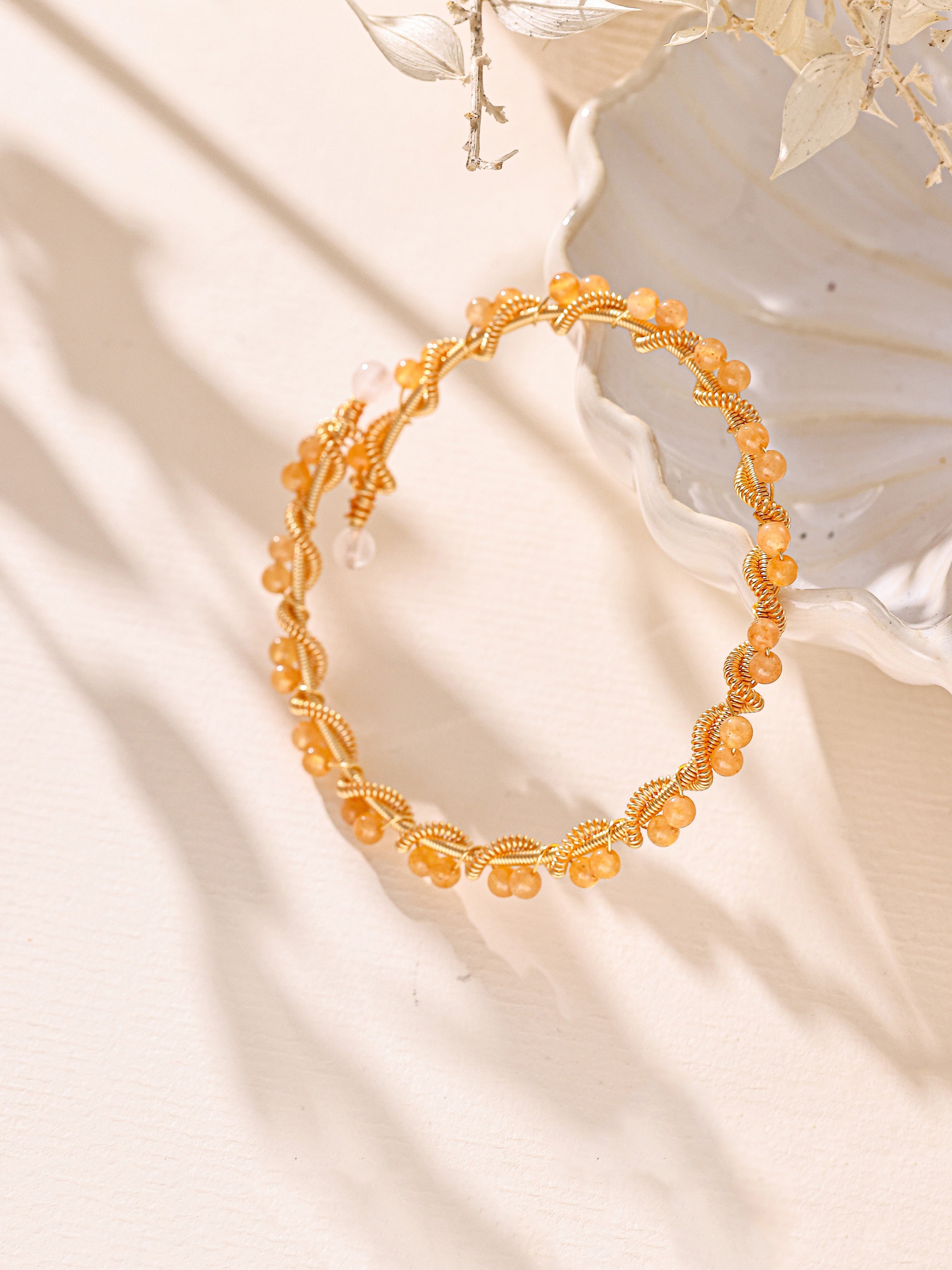 Various Stones Handmade Bracelet B4336