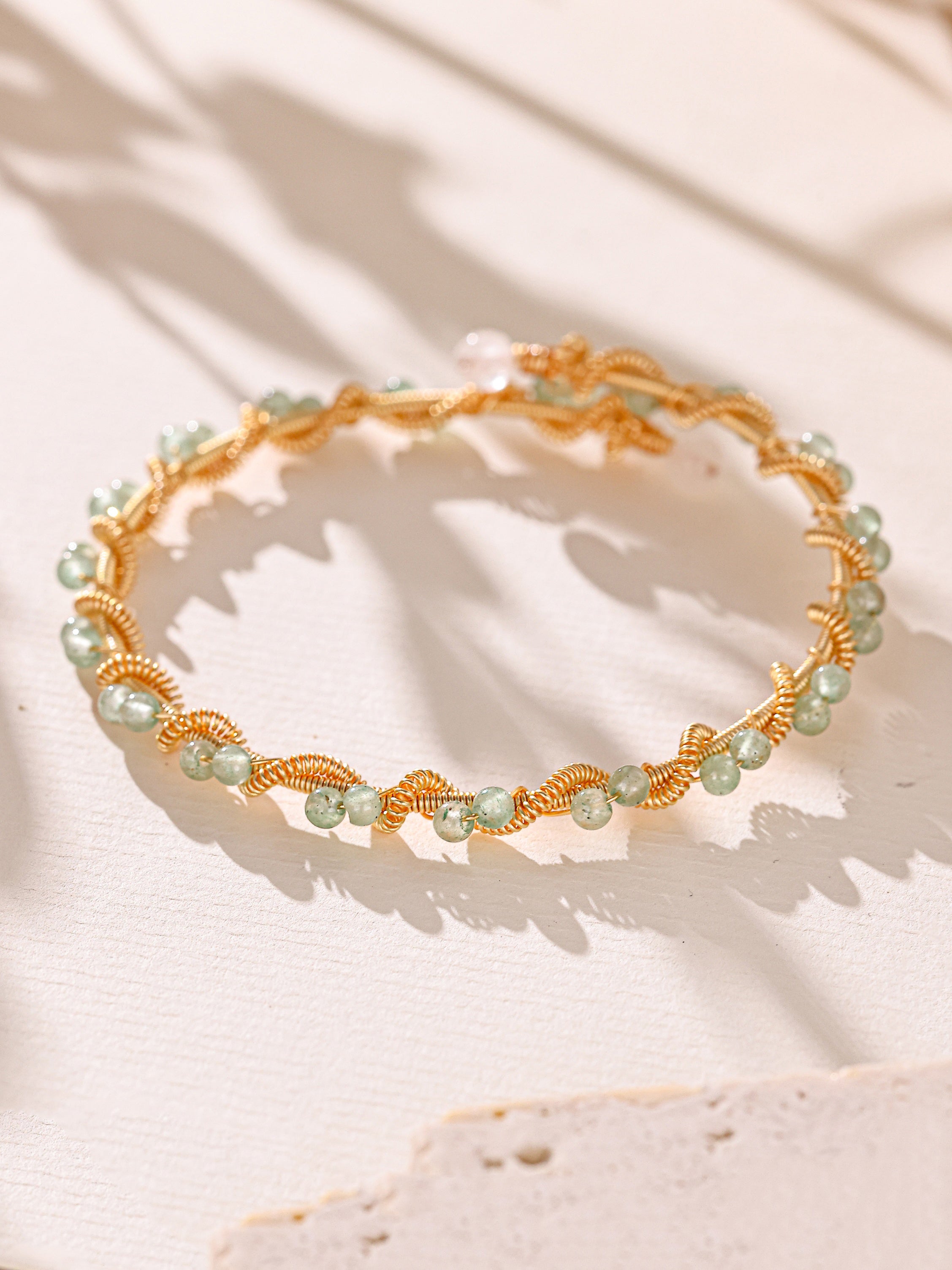 Various Stones Handmade Bracelet B4336