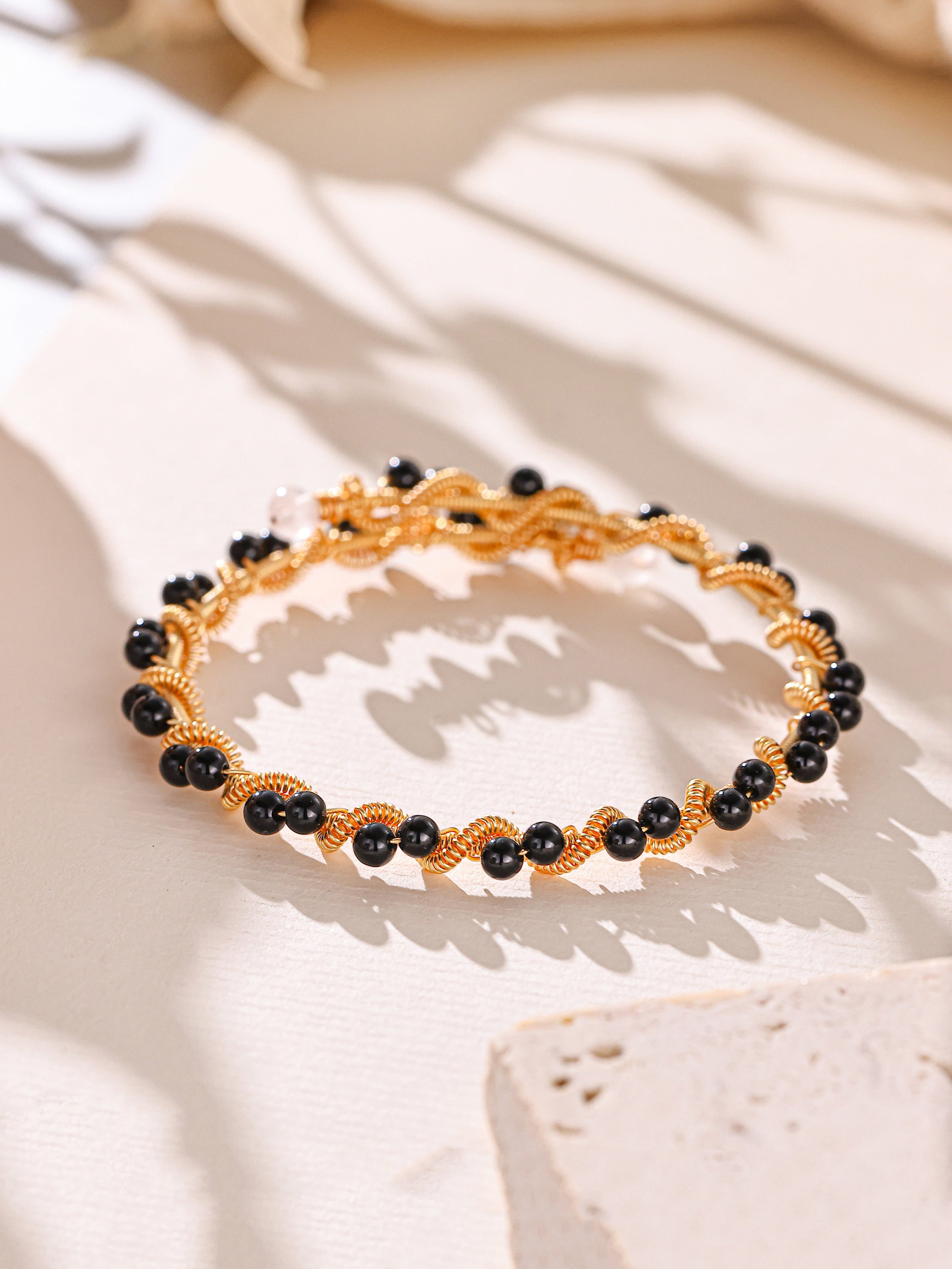 Various Stones Handmade Bracelet B4336