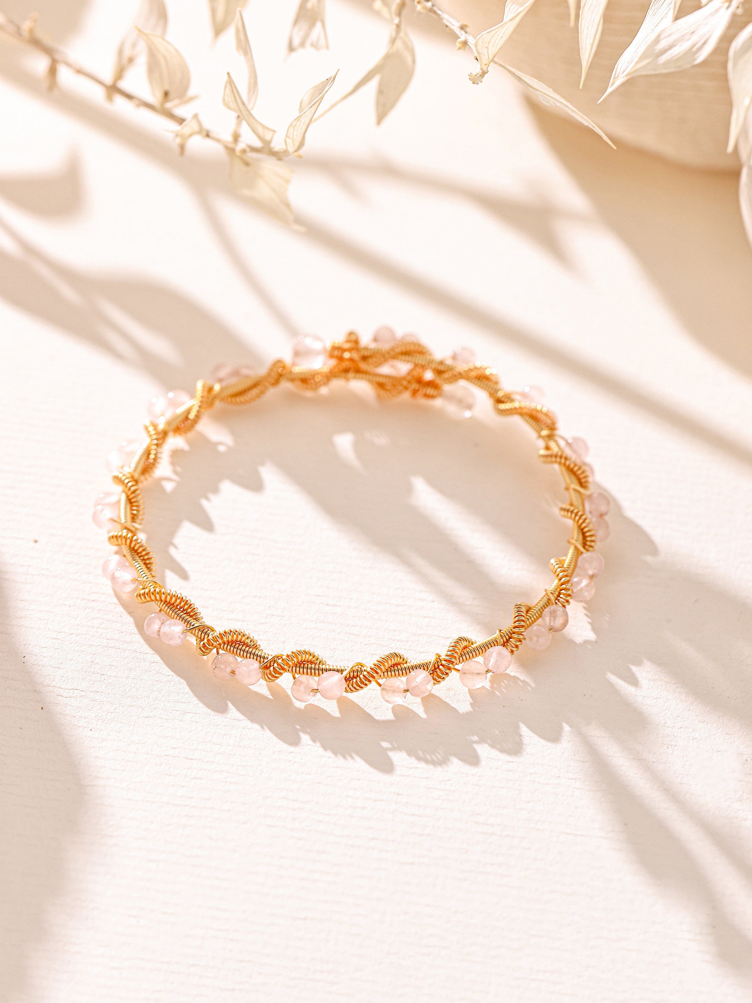 Various Stones Handmade Bracelet B4336