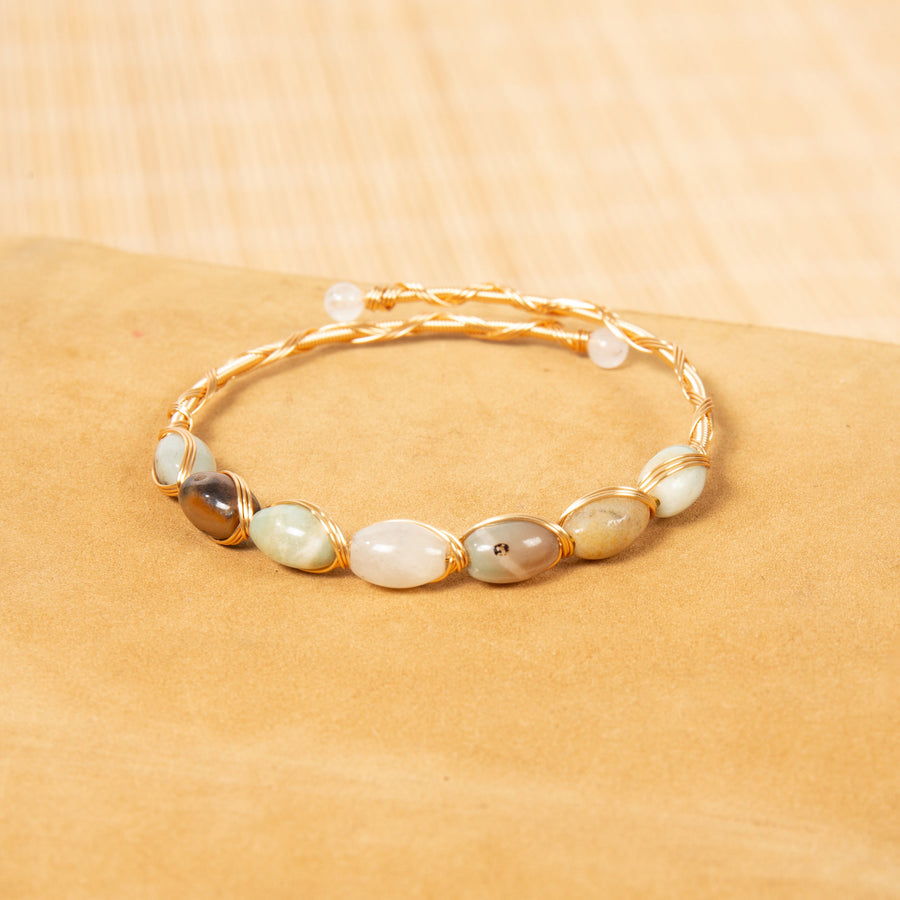 Bohemian Natural Stone Handmade Bracelet B4337