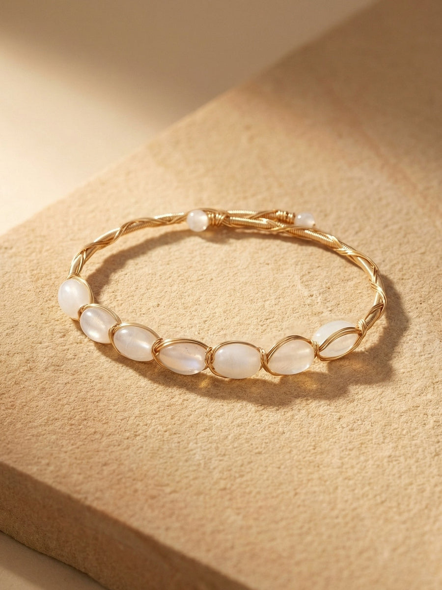 Bohemian Natural Stone Handmade Bracelet B4337
