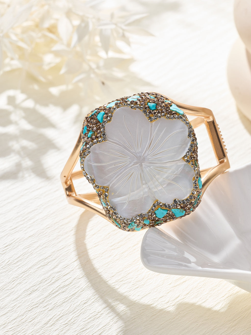 Flower Shell Stone Bracelets B4370