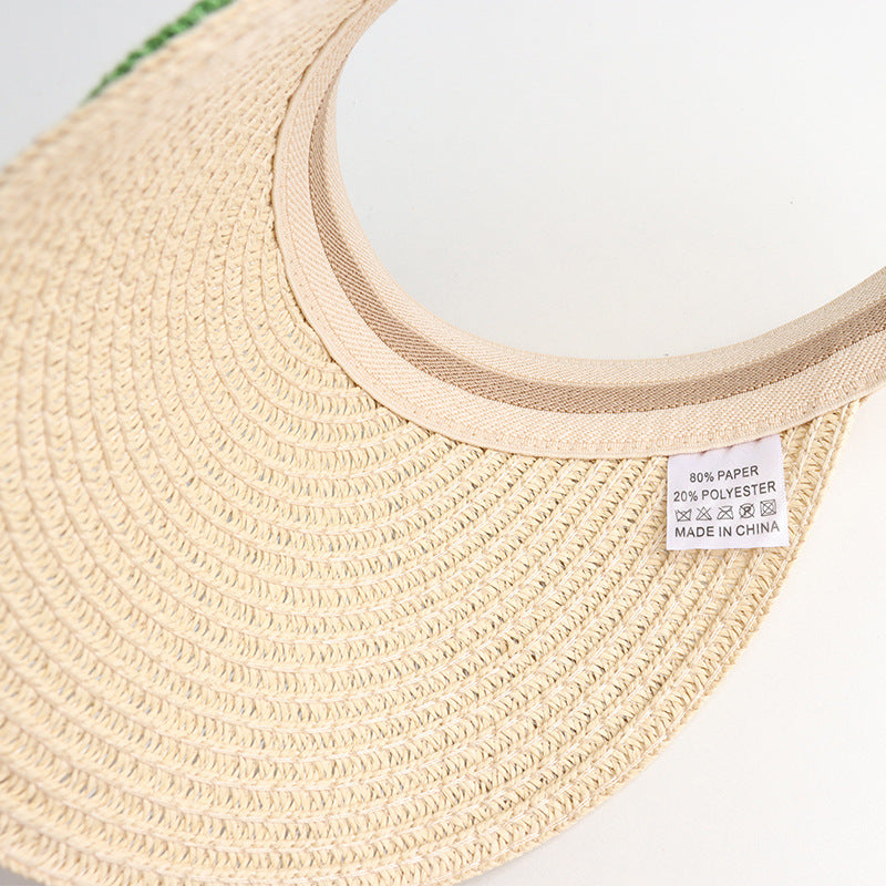 Fruit Straw Children Visor Cap C0429-S