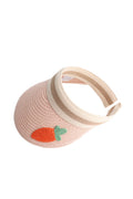 Fruit Straw Children Visor Cap C0429-S