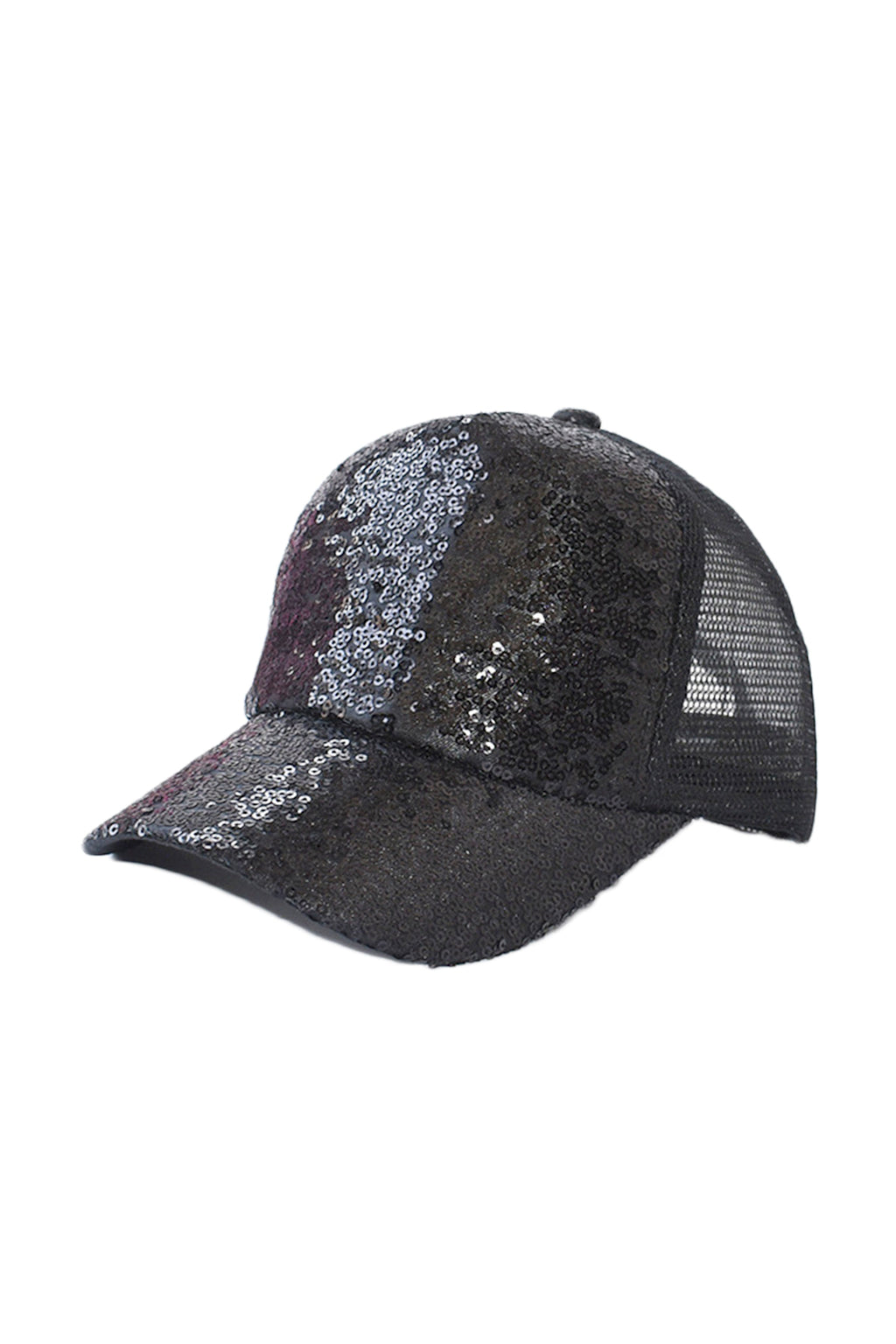 Sequin Children Size Mesh Cap C0435