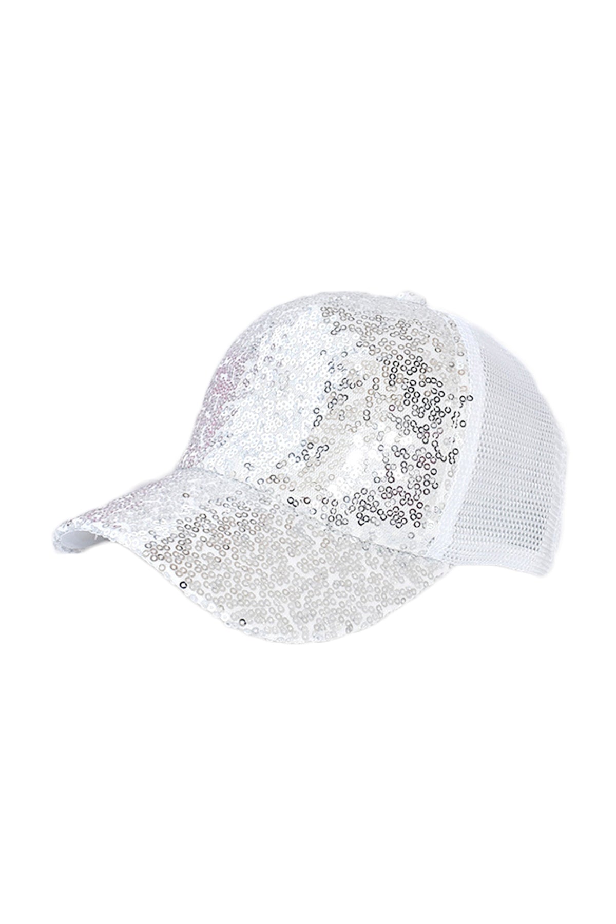 Sequin Children Size Mesh Cap C0435