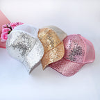 Sequin Children Size Mesh Cap C0435