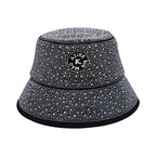Rhinestone Flat Bucket Hat C0737