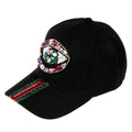 Evil Eye Striped Rhinestone Cap C0746