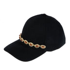 Geometry Rhinestone Chains Cap C0778