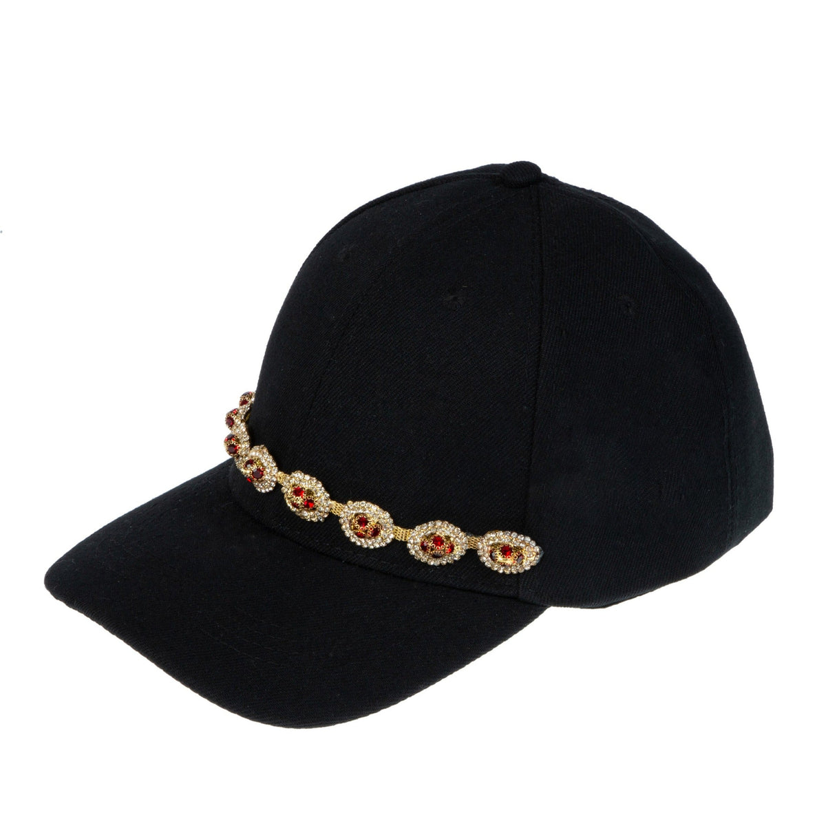 Geometry Rhinestone Chains Cap C0778