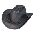 Sequin Rhinestone Chain Cowgirl C0828