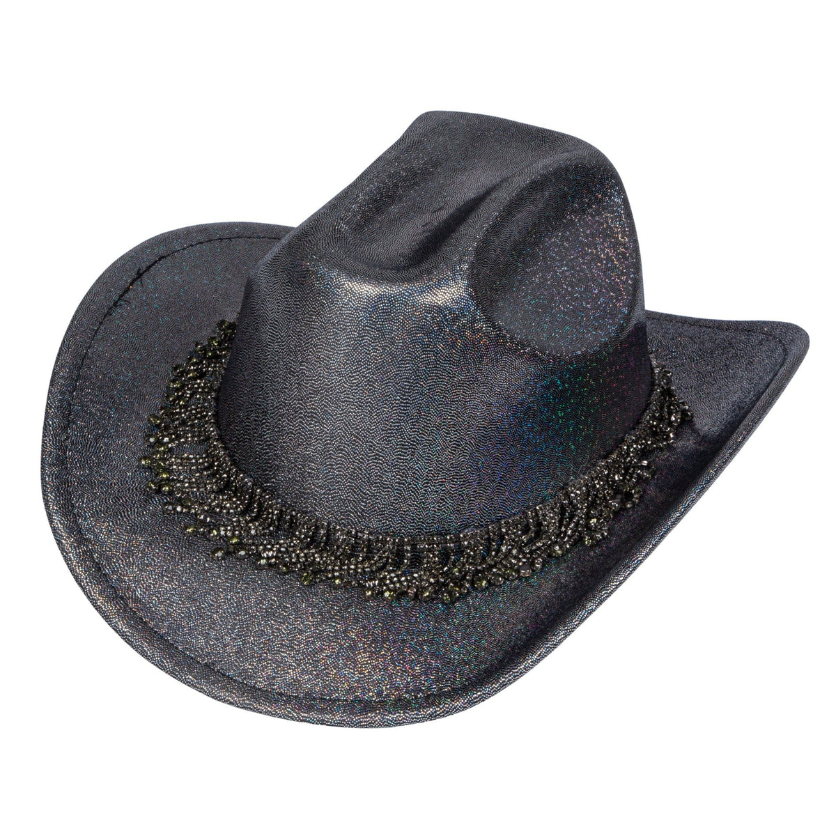 Sequin Rhinestone Chain Cowgirl C0828
