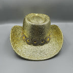 Sequin Rhinestone Cowgirl Hat C0829