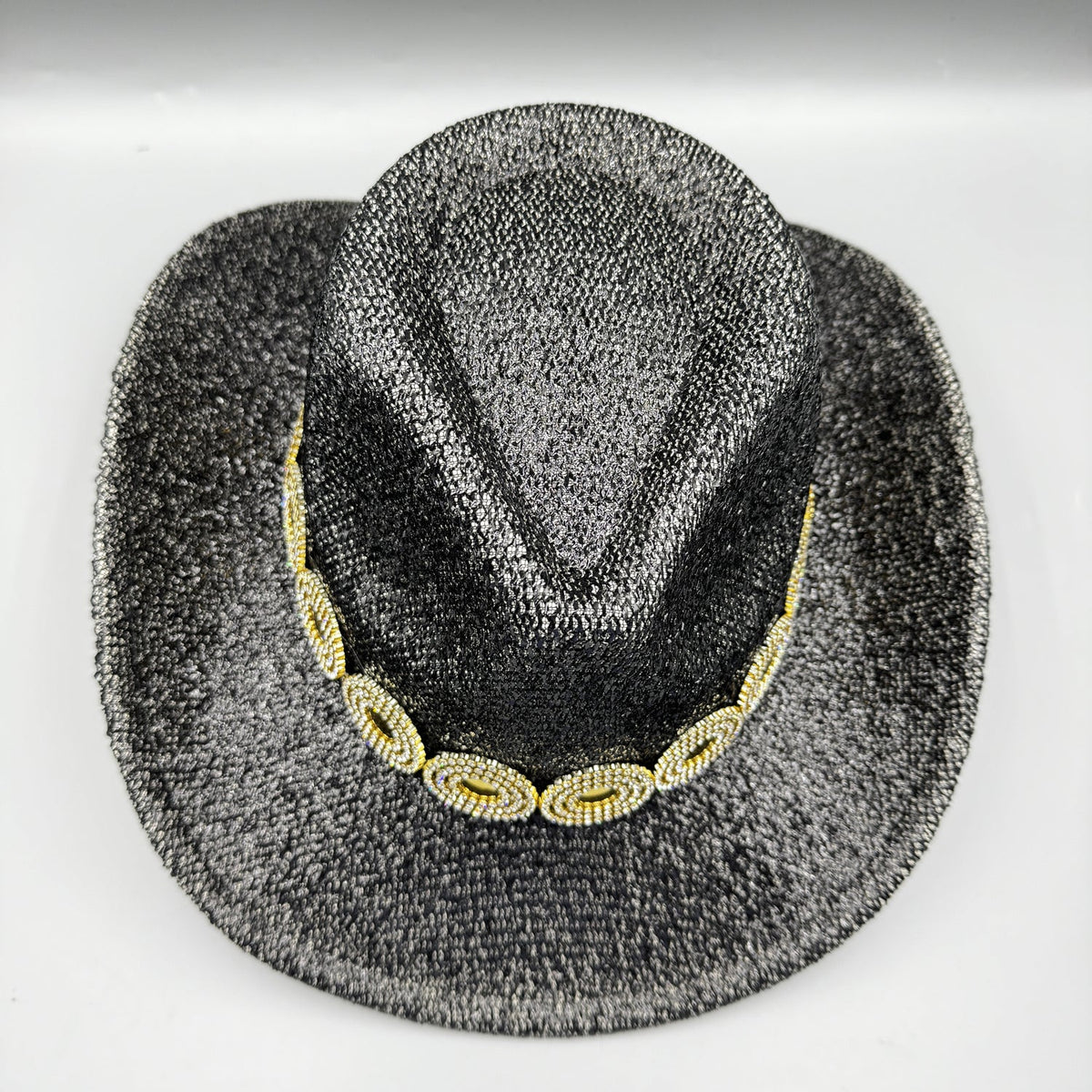 Sequin Rhinestone Cowgirl Hat C0829