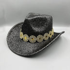 Sequin Rhinestone Cowgirl Hat C0829