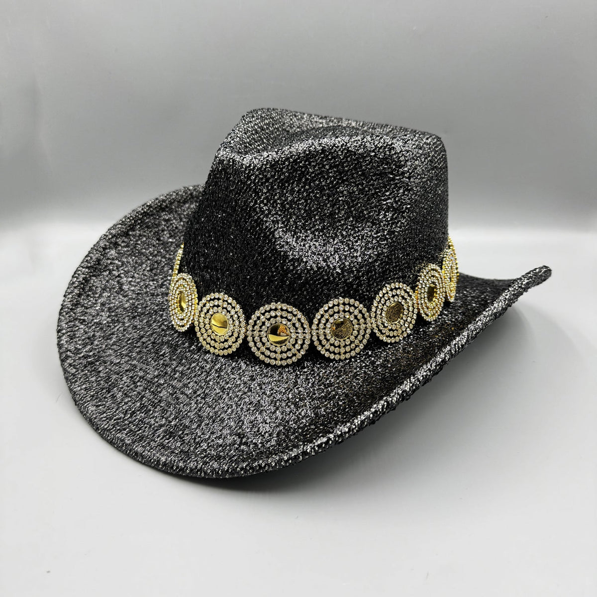 Sequin Rhinestone Cowgirl Hat C0829