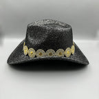 Sequin Rhinestone Cowgirl Hat C0829