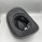 Sequin Rhinestone Cowgirl Hat C0829
