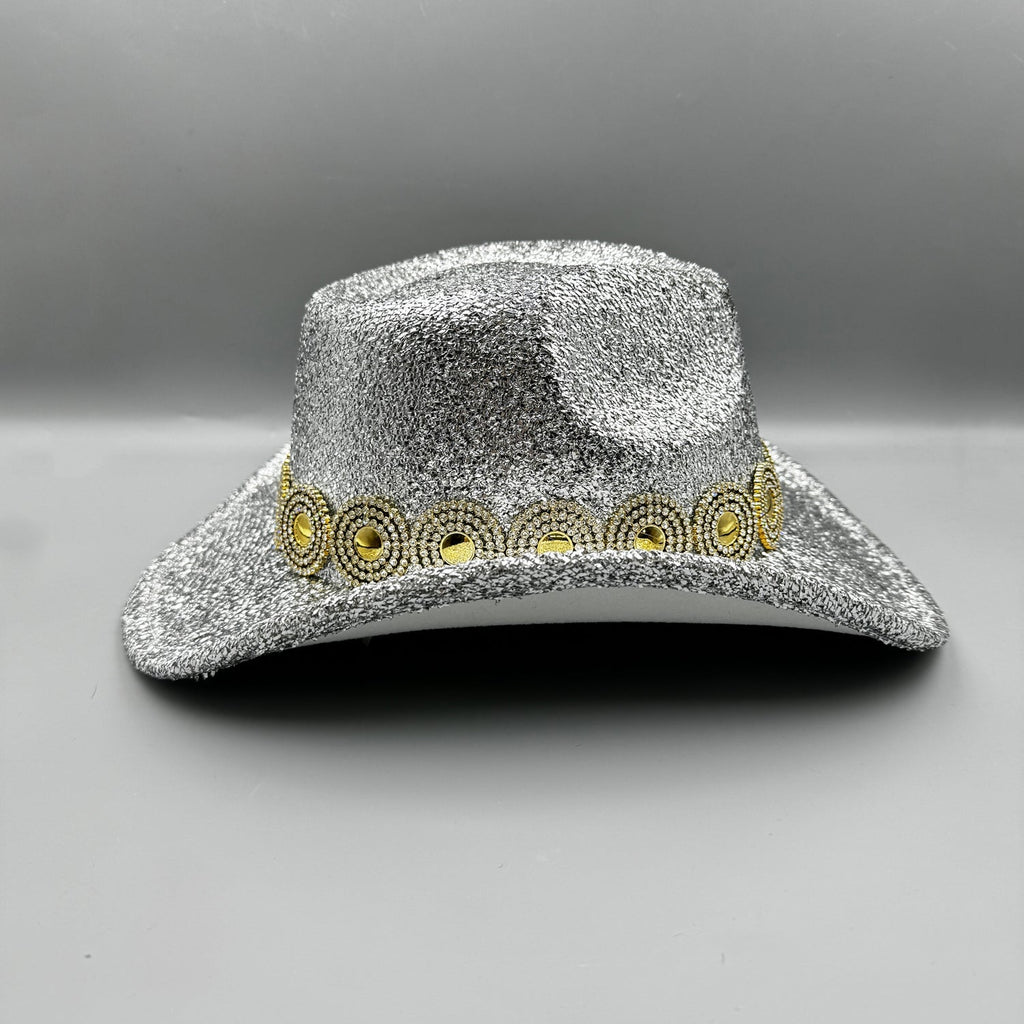 Sequin Rhinestone Cowgirl Hat C0829