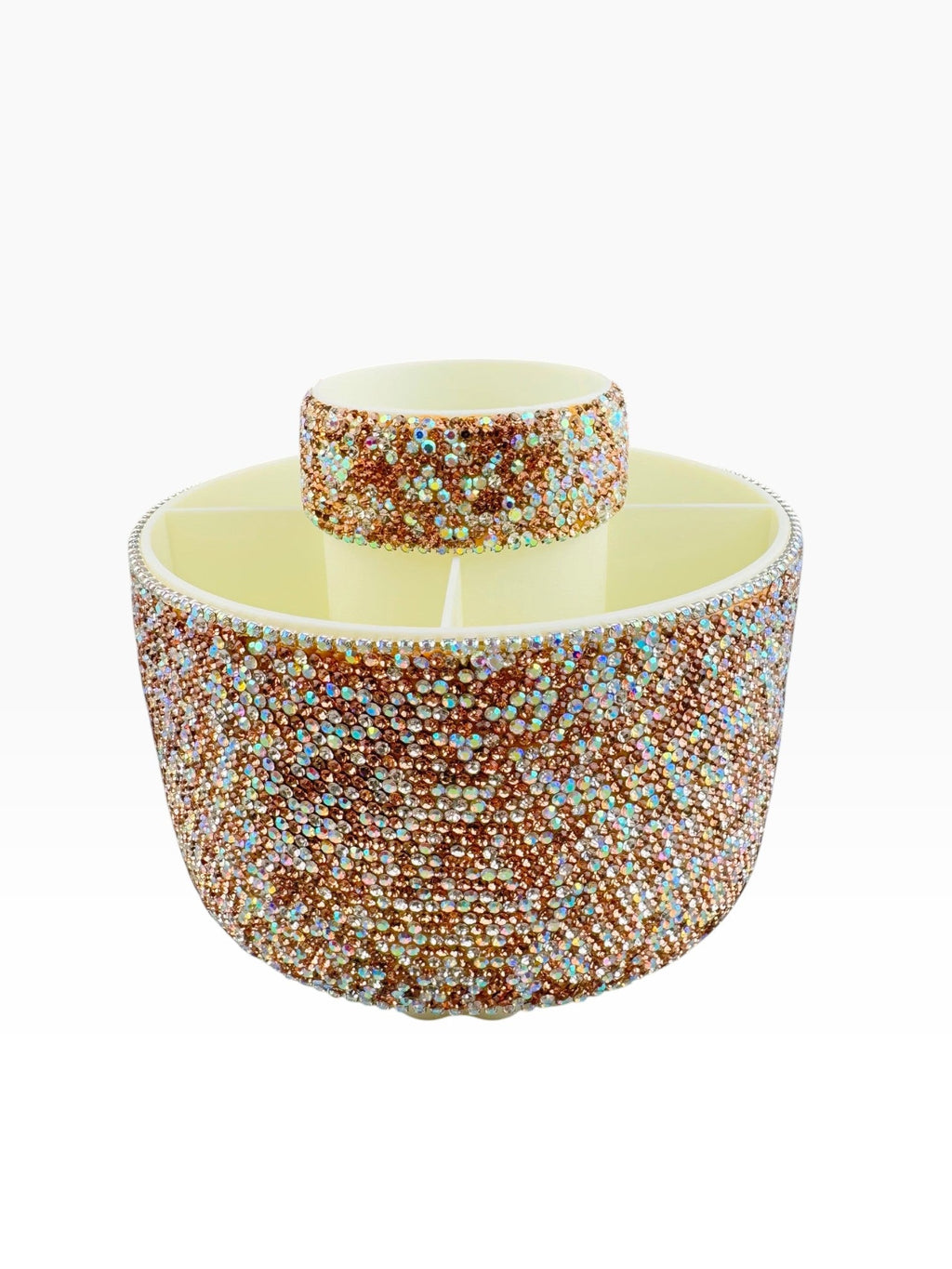 Ceramic Rhinestone Makeup Brush Rotatable Holder 5 Slot CR0001 - view 21