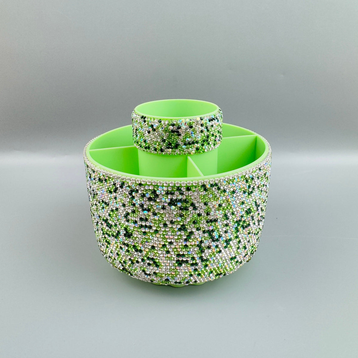 Ceramic Rhinestone Makeup Brush Rotatable Holder 5 Slot CR0001 - view 8