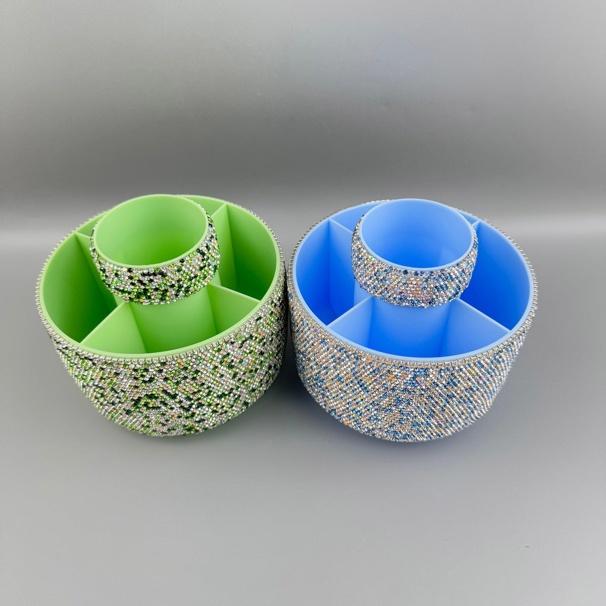 Ceramic Rhinestone Makeup Brush Rotatable Holder 5 Slot CR0001 - view 14