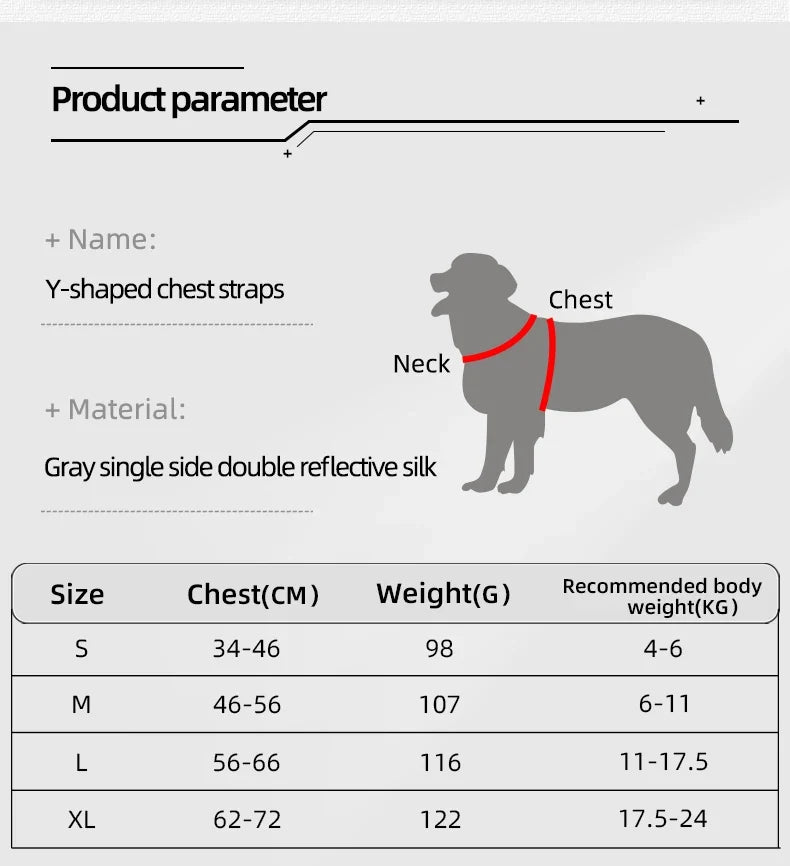 Ceramic Rhinestone Y Shaped Pet Harness Chest Strap CR0003 - Black