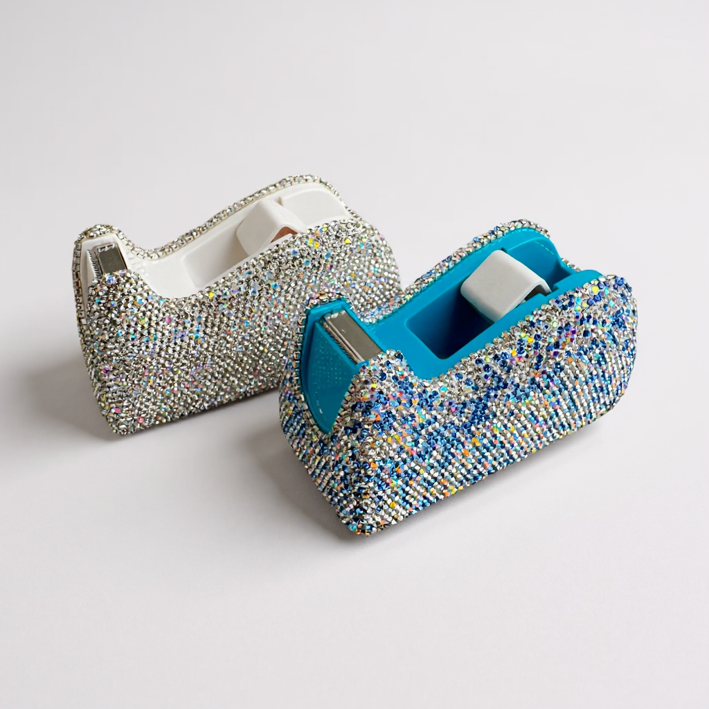 Ceramic Rhinestone Tape Dispenser CR0012