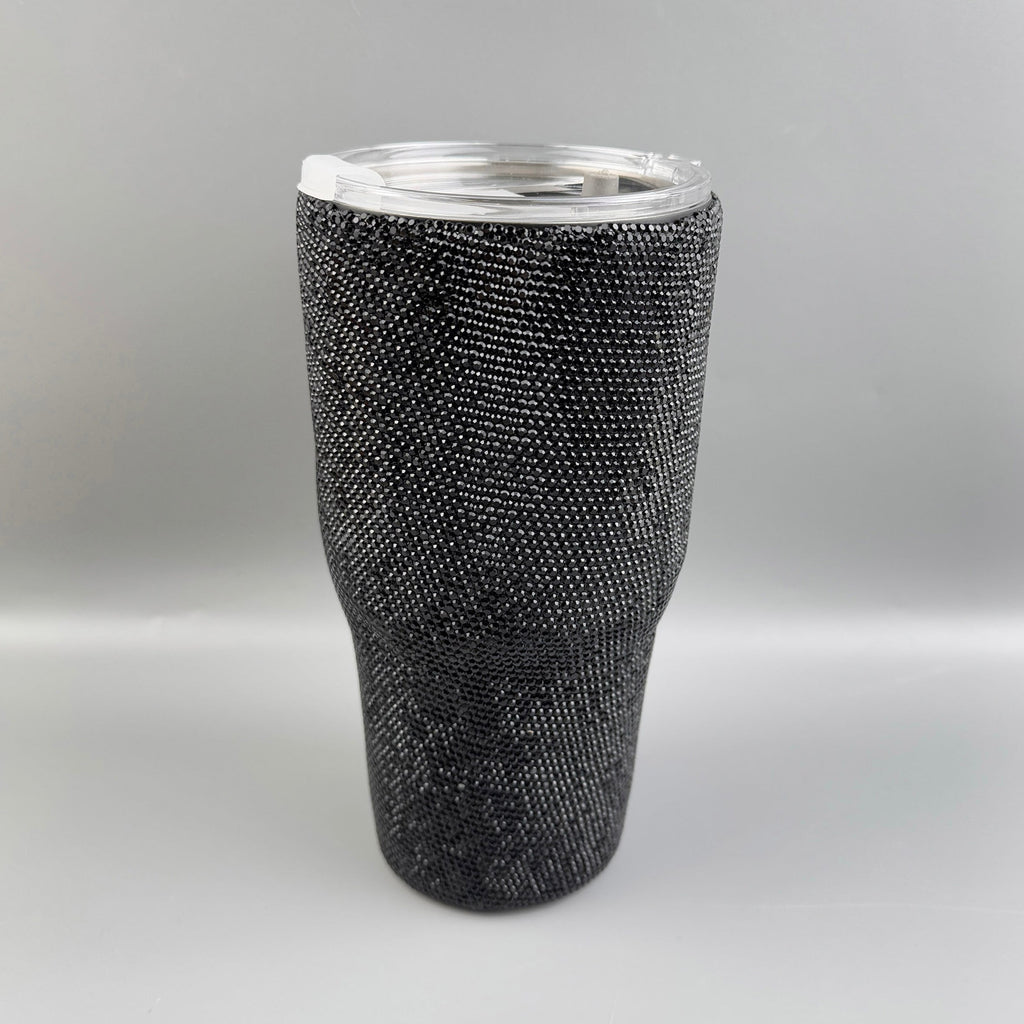Ceramic Rhinestone Stainless Steel Thermos Mug 30oz CR0013