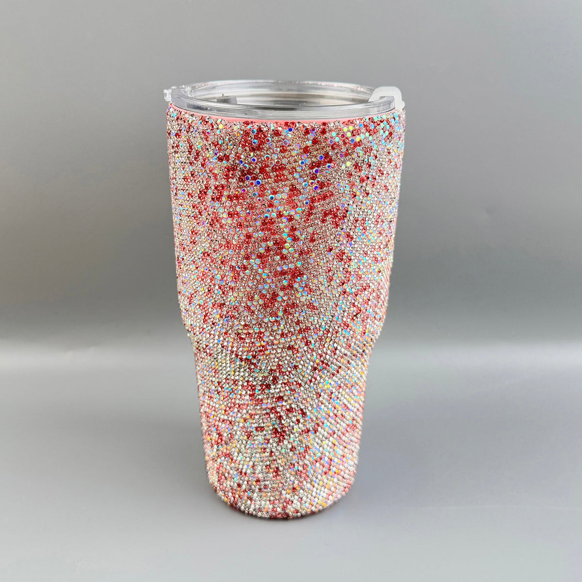 Ceramic Rhinestone Stainless Steel Thermos Mug 30oz CR0013