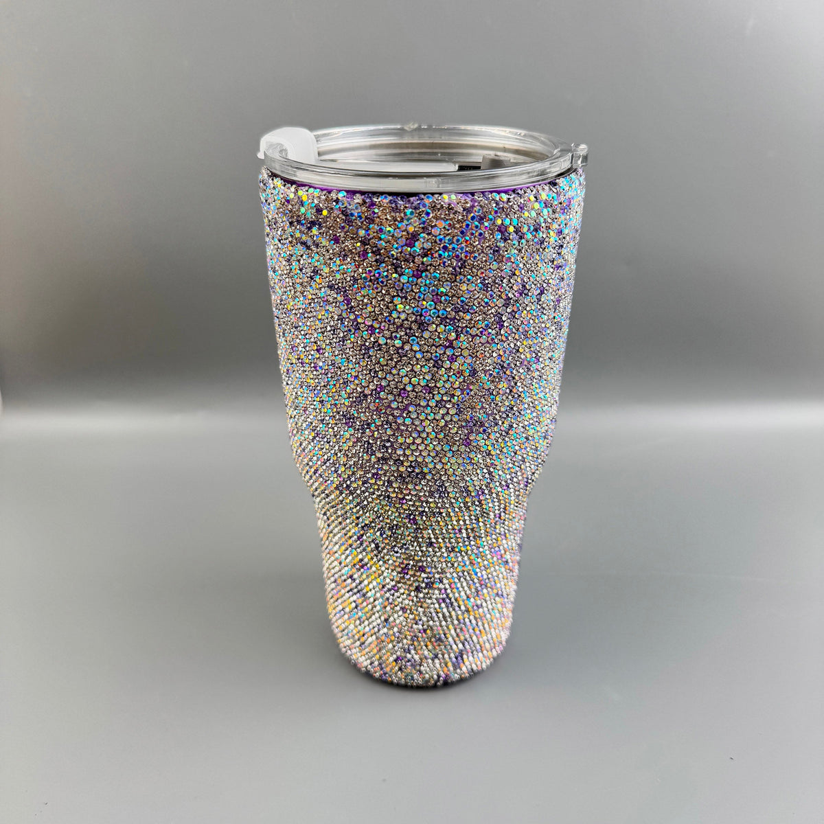 Ceramic Rhinestone Stainless Steel Thermos Mug 30oz CR0013