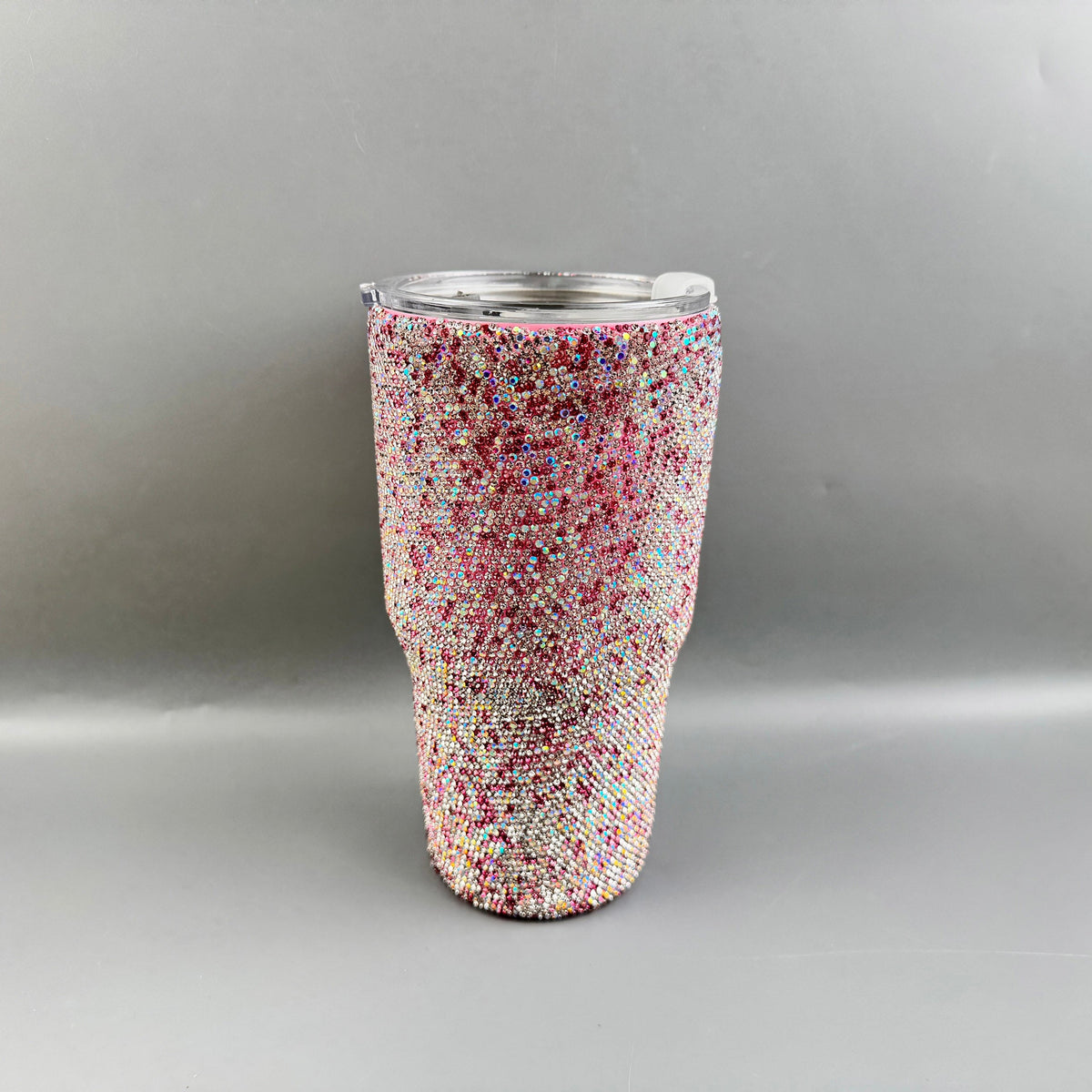 Ceramic Rhinestone Stainless Steel Thermos Mug 30oz CR0013