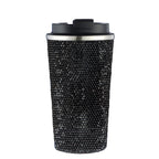 510ml Stainless Steel Ceramic Rhinestone Mug CR0014