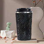 510ml Stainless Steel Ceramic Rhinestone Mug CR0014