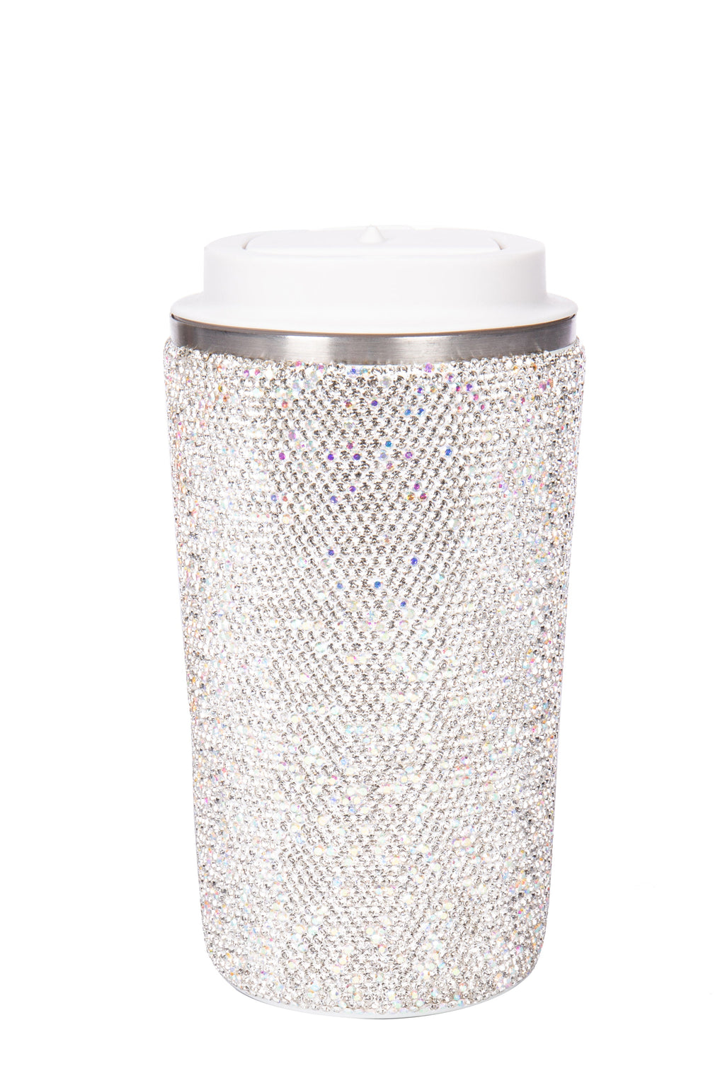 510ml Stainless Steel Ceramic Rhinestone Mug CR0014