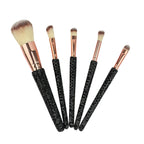 5PCS Ceramic Rhinestone Make Up Brush Set CR0016