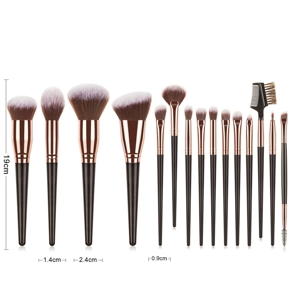 5PCS Ceramic Rhinestone Make Up Brush Set CR0017