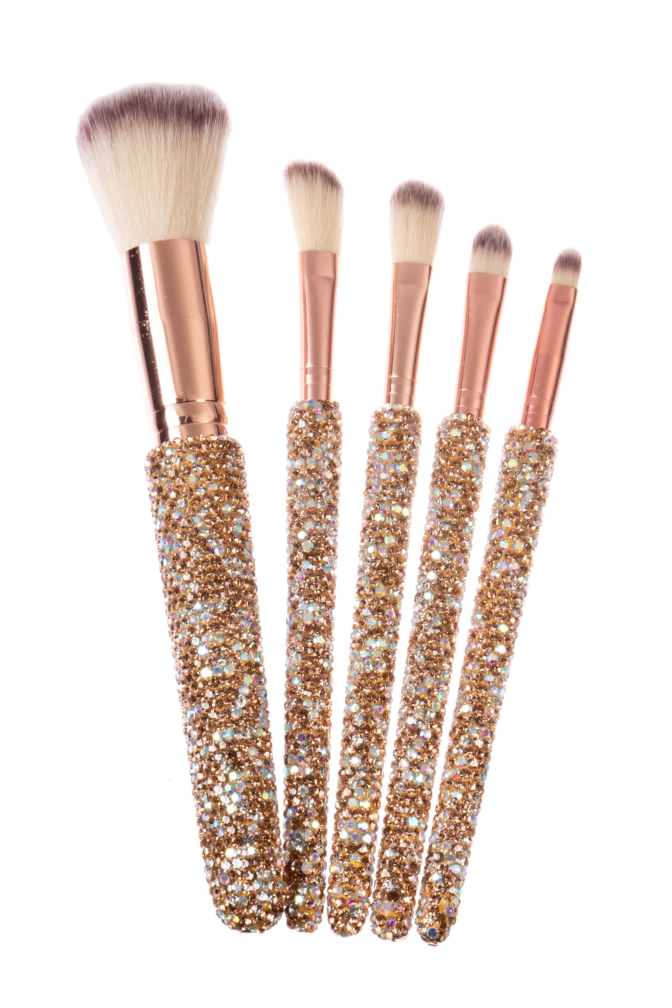 5PCS Ceramic Rhinestone Make Up Brush Set CR0016