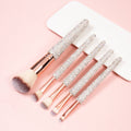 5-Piece Ceramic Rhinestone Makeup Brush Set CR0016