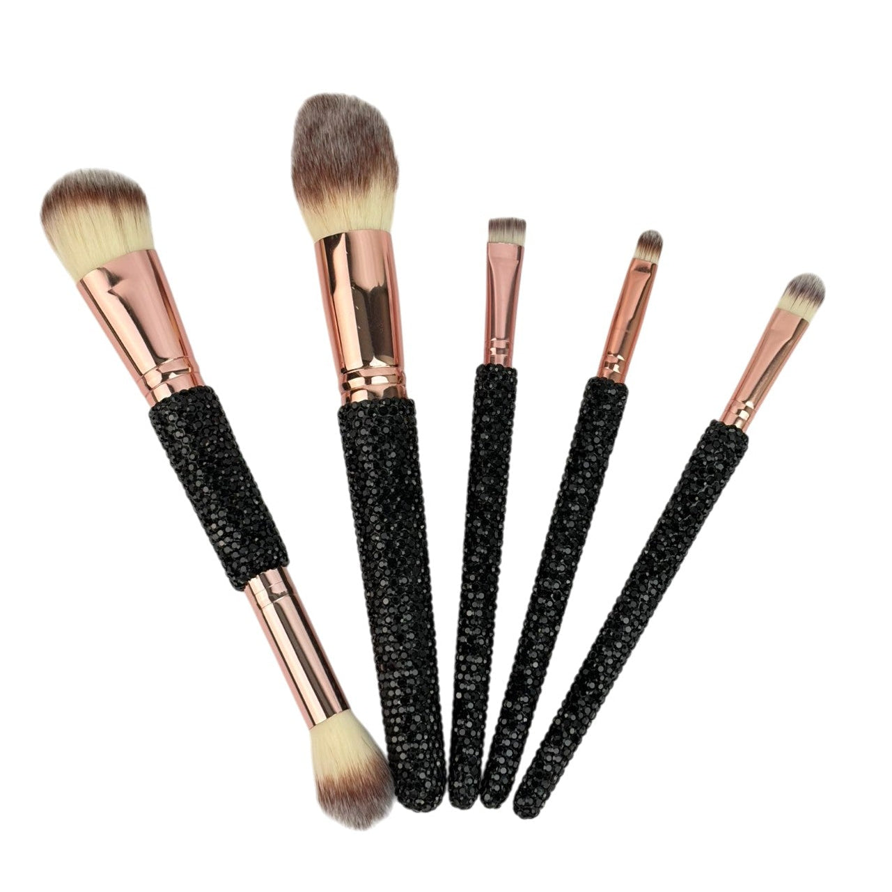 5PCS Ceramic Rhinestone Make Up Brush Set CR0017