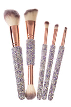 5PCS Ceramic Rhinestone Make Up Brush Set CR0017