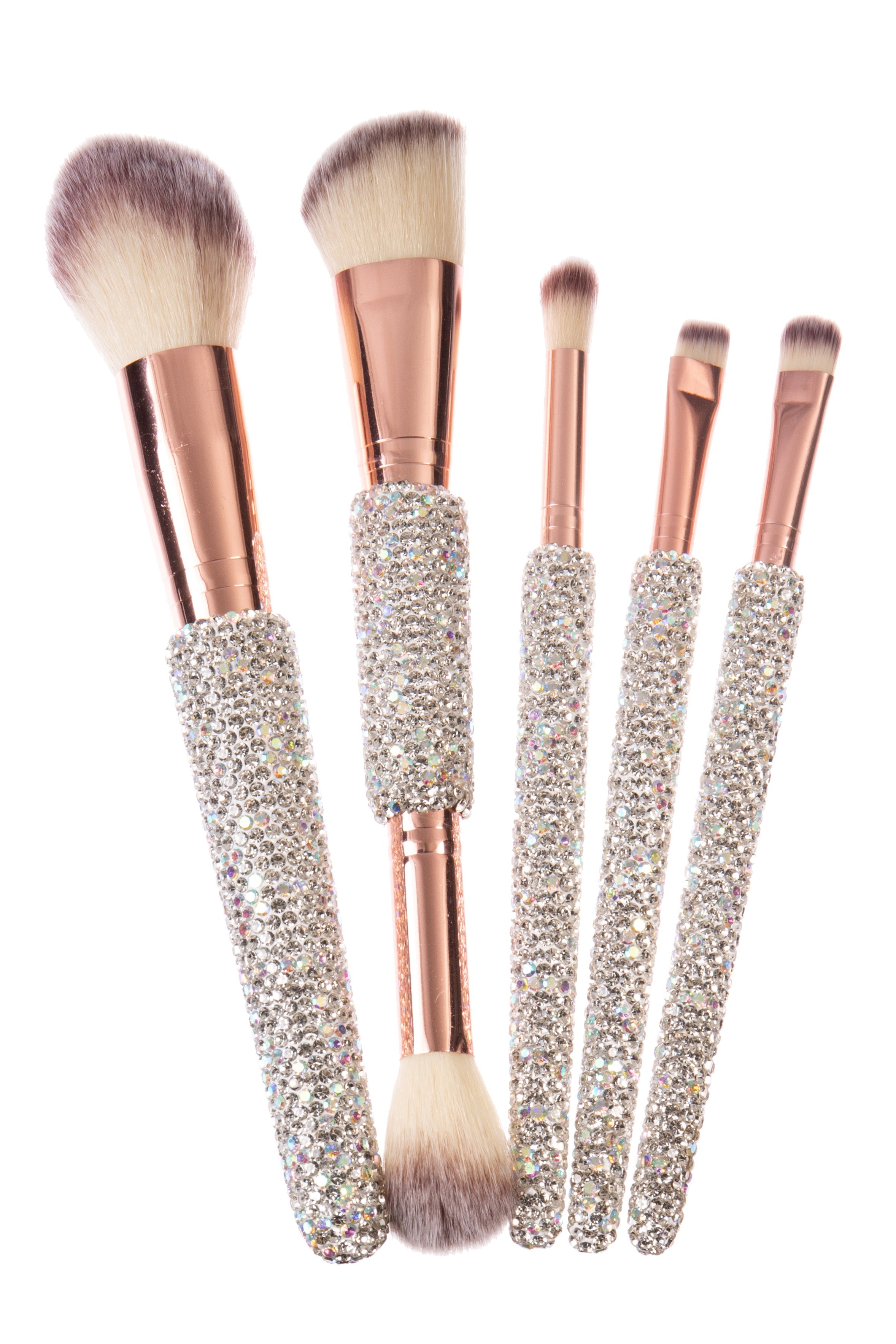 5PCS Ceramic Rhinestone Make Up Brush Set CR0017