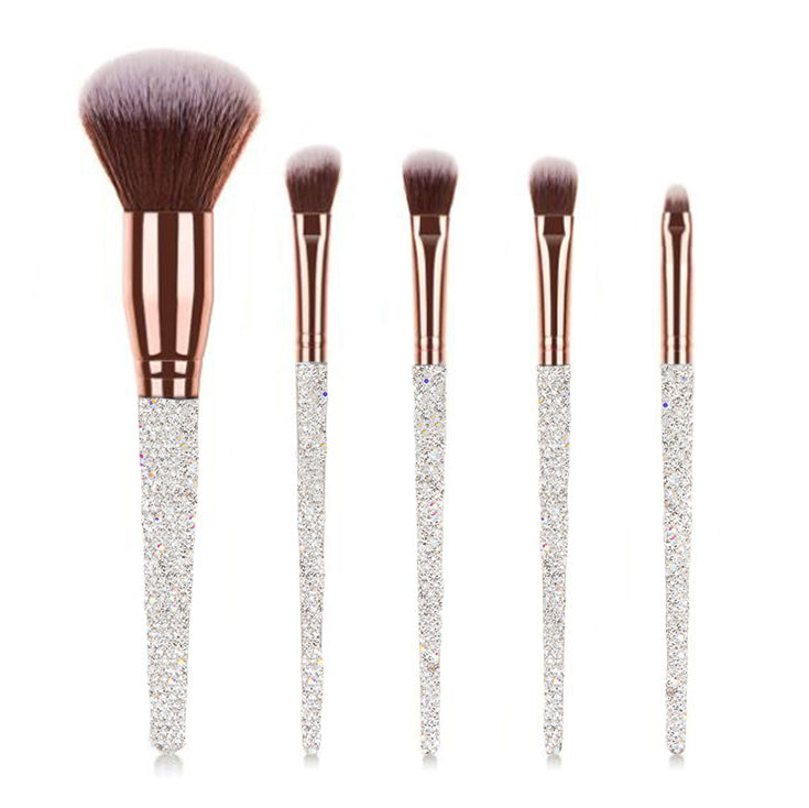 5PCS Ceramic Rhinestone Make Up Brush Set CR0019