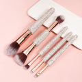 5-Piece Ceramic Rhinestone Makeup Brush Set CR0020