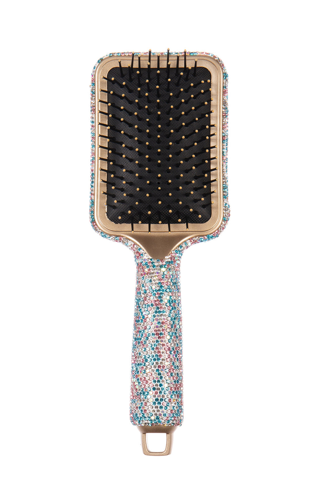 Ceramic Rhinestone Square Hair Brush CR0026